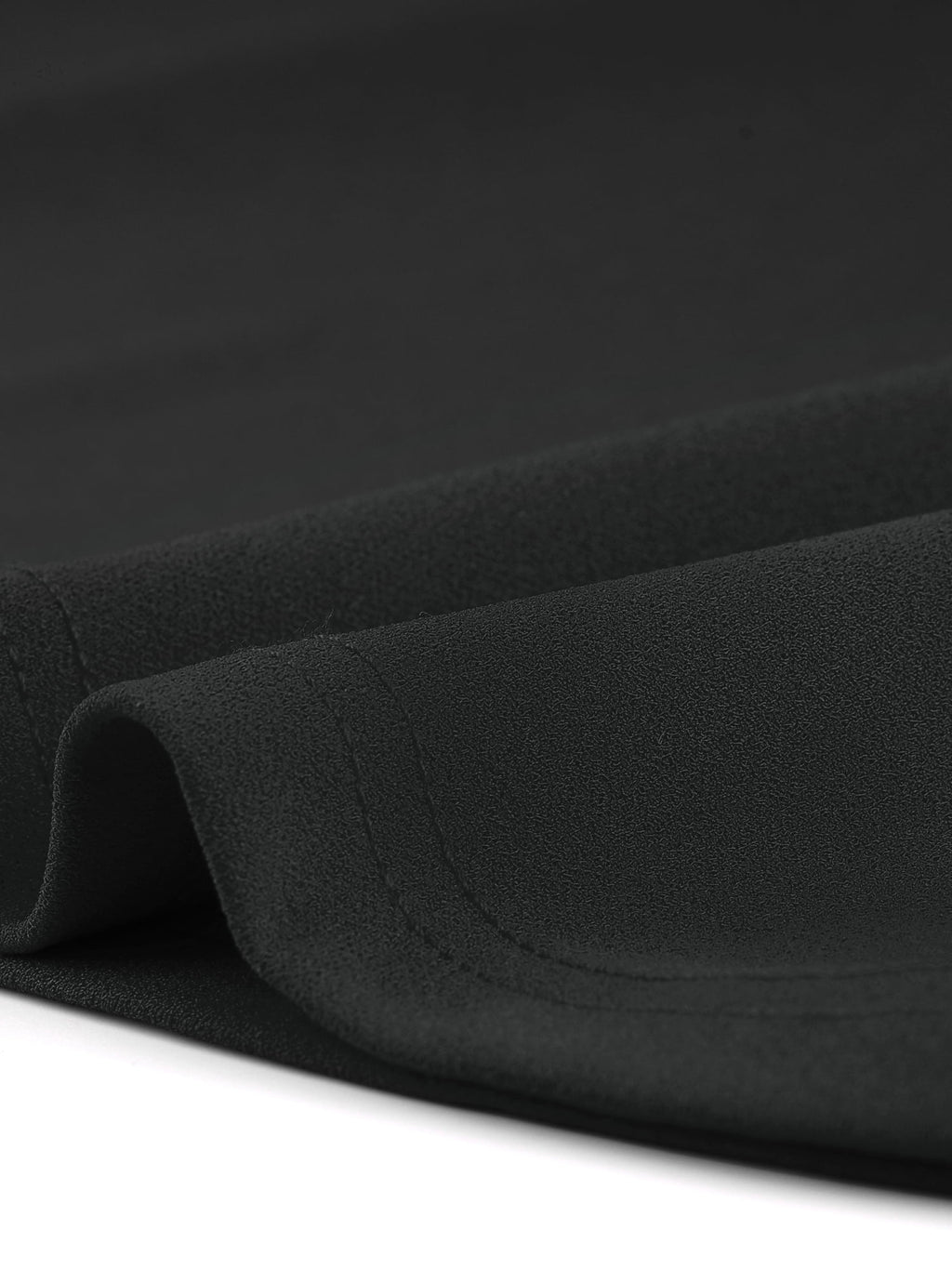 DARING DIVA 3/4 Sleeve A-Line Midi Work Dress S Black