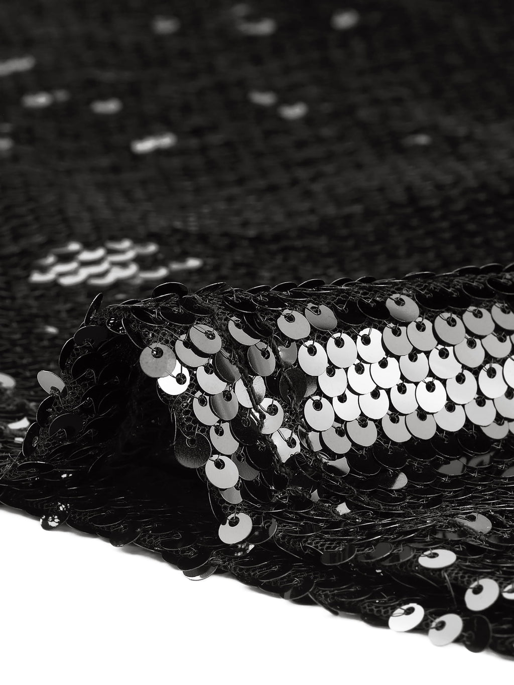 DARING DIVA Glitter Sequin Dress Spaghetti Strap Dress M Blacks