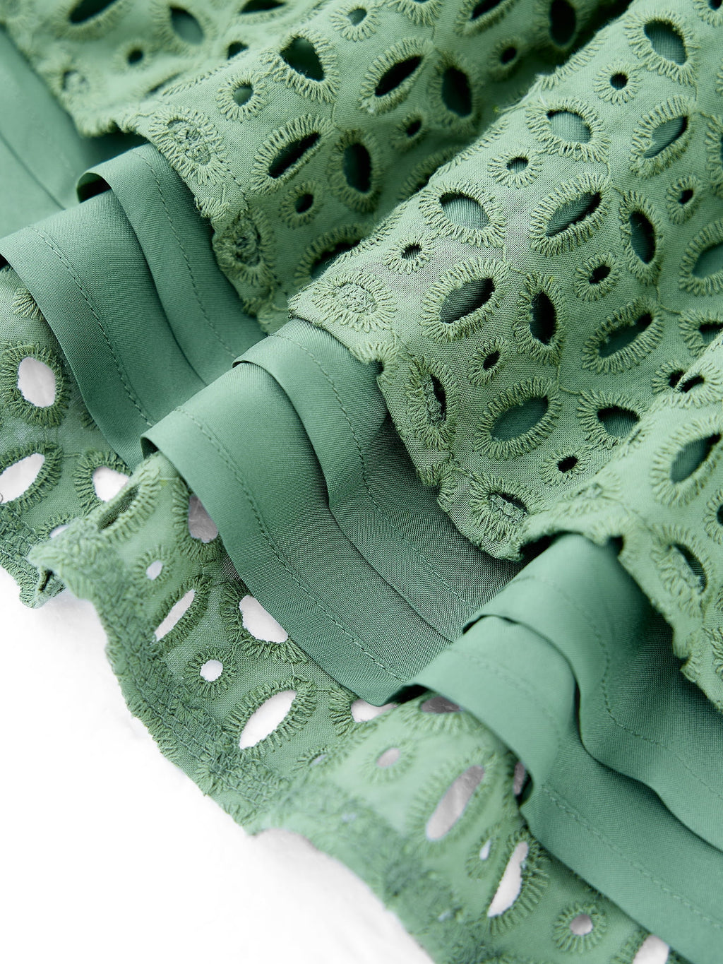 PRETTYGARDEN Women's Long Sleeve Eyelet Mini Dress, Sizes S-XXL