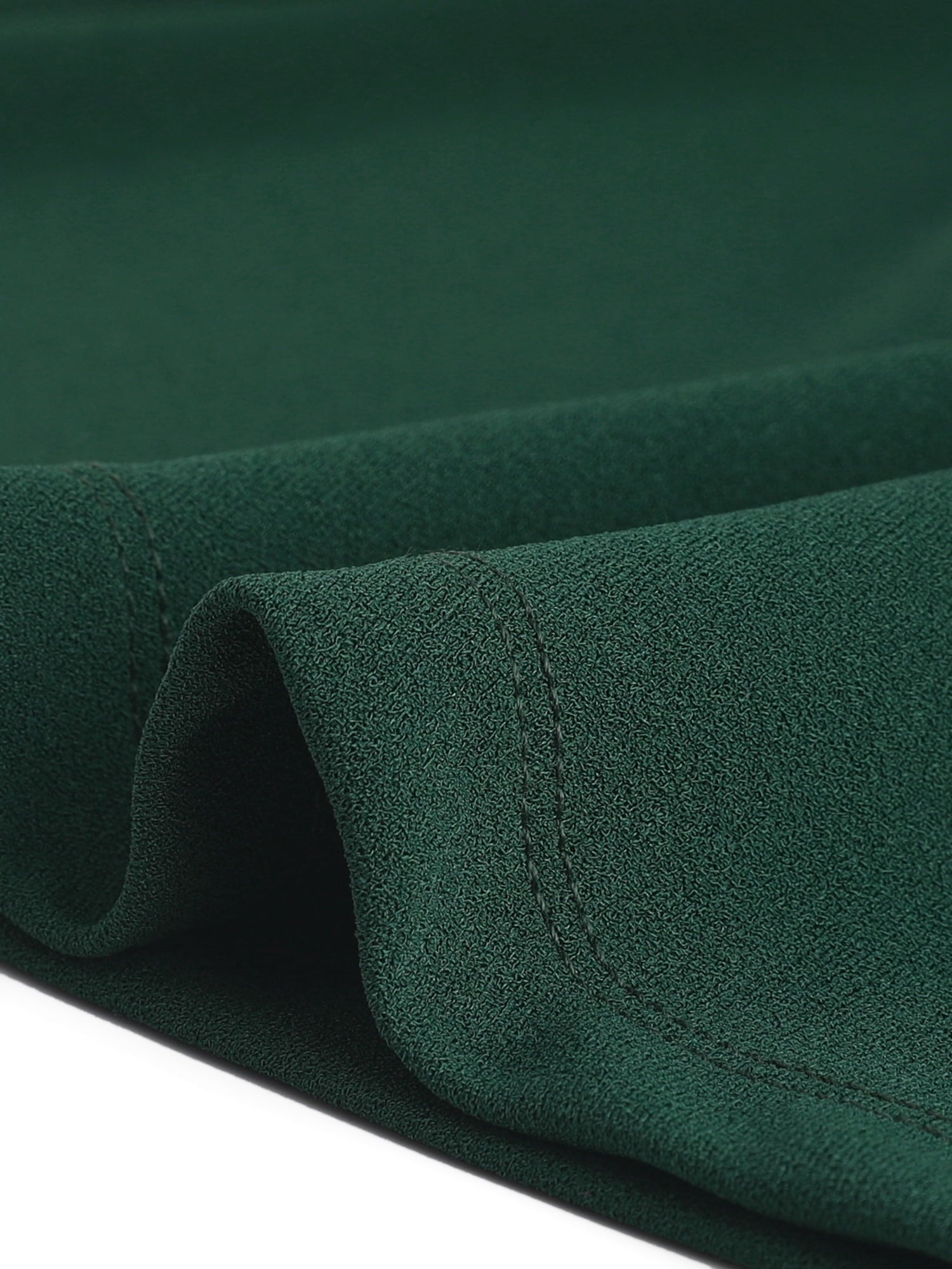 DARING DIVA Sweetheart Neck Pleated A-Line Sheath Dress L Dark Green