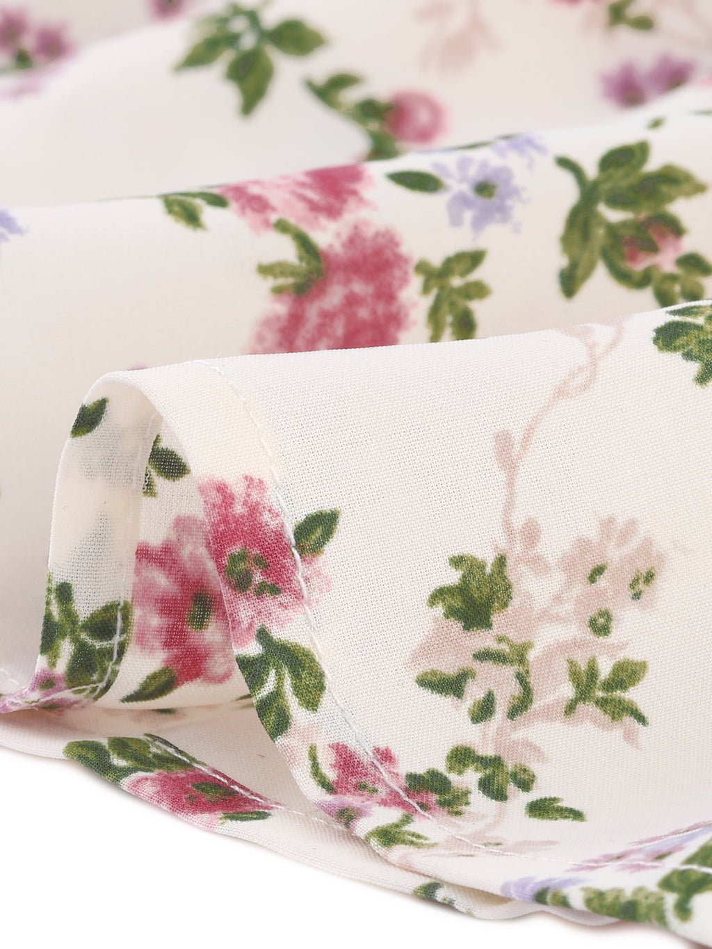 Unique Bargains Women's 2024 Summer V Neck Boho Floral Print Midi Long Dresses S Floral Pink Purple